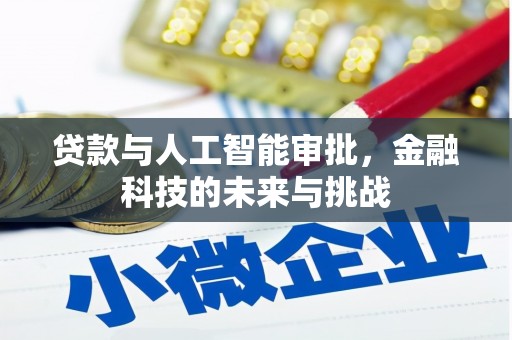 石台贷款与人工智能审批，金融科技的未来与挑战
