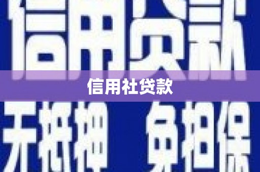 石台信用社贷款