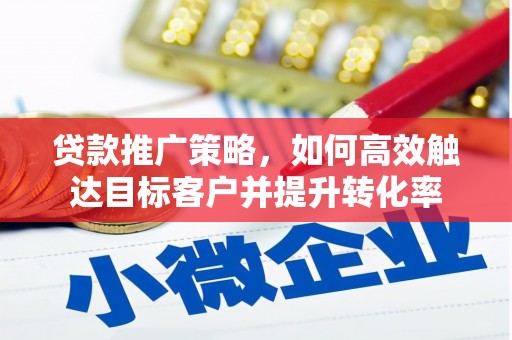 石台贷款推广策略，如何高效触达目标客户并提升转化率