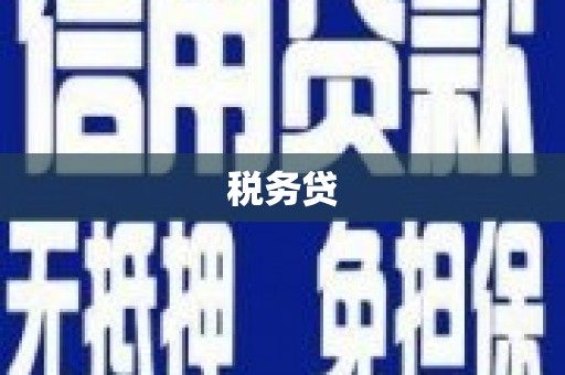 石台税务贷