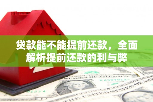 石台贷款能不能提前还款，全面解析提前还款的利与弊