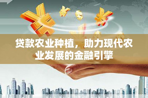石台贷款农业种植，助力现代农业发展的金融引擎