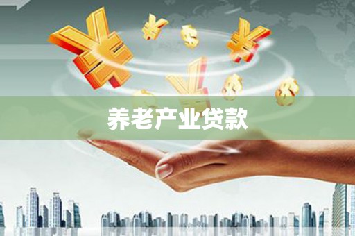 石台养老产业贷款